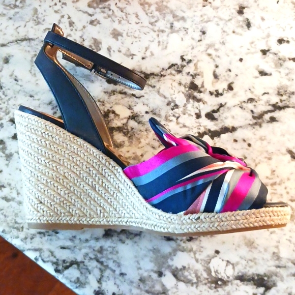 💒 Sam Edelman wedge sandals size 7 1/2 NWOB - Picture 9 of 9